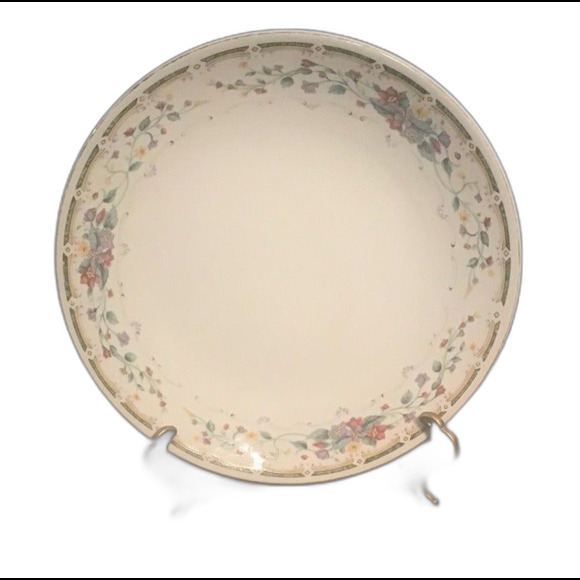 1 Dinner Plate and 1 Salad Plate from Royal Bouquet by Tabletops Unlimited - Picture 1 of 5